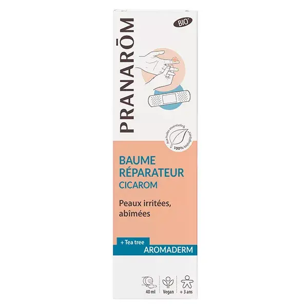 Pranarom Aromaderm Cicarom Baume Réparateur Bio 40ml