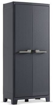 Keter - Moby Hoge Kast - Antraciet - 4 Planken - 80x44x182 cm