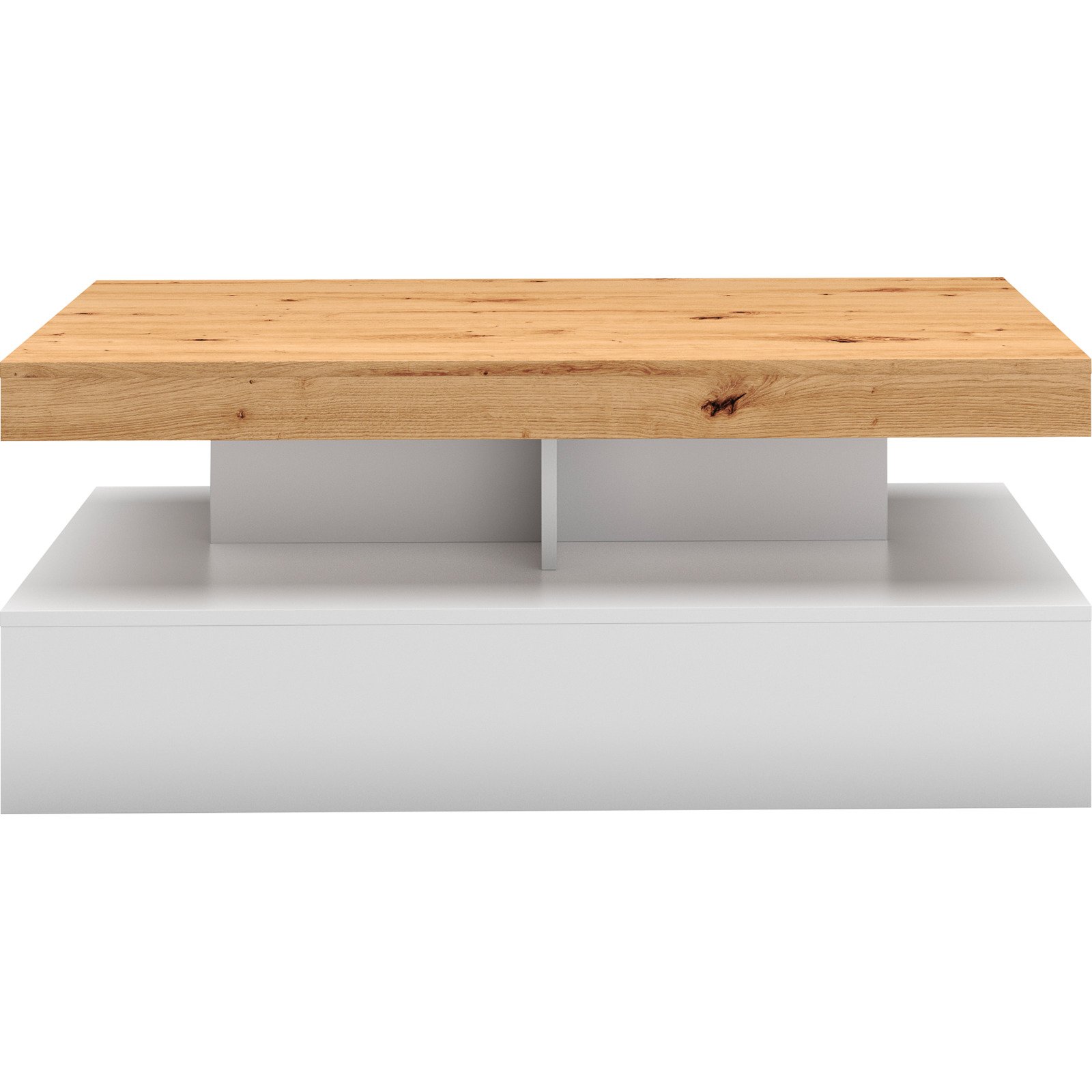 Salontisch Corso Melamin weiss Artisan 110 x 46 x 65 cm