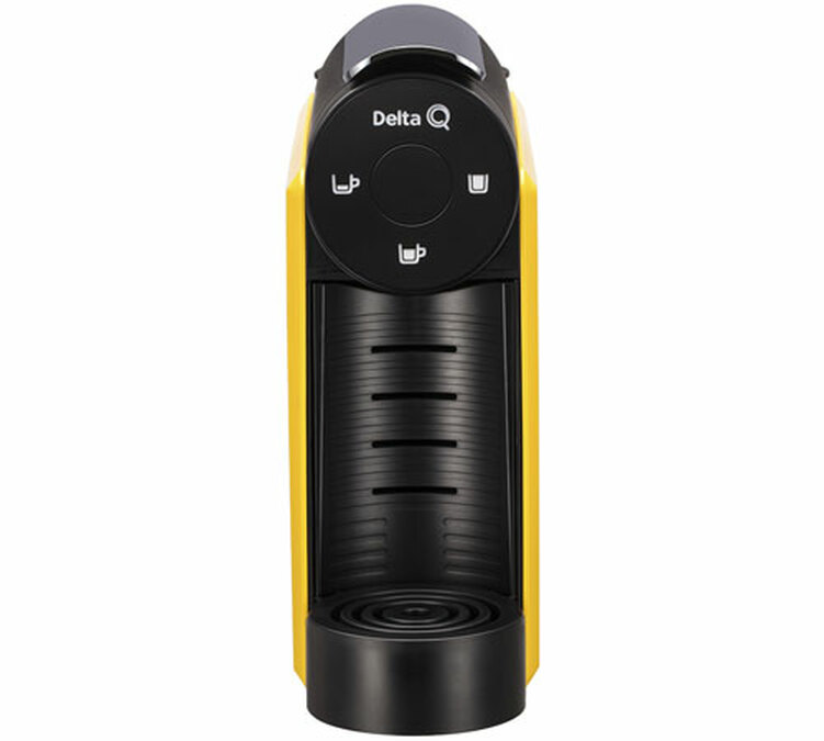Machine à café capsules Delta Q Mini Qool - Jaune + Offre cadeau