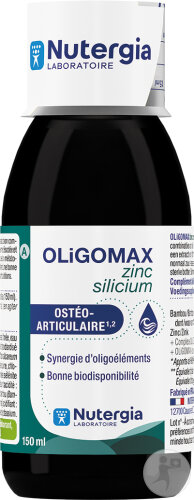 Nutergia Oligomax Zinc - Silicium Flacon 150ml