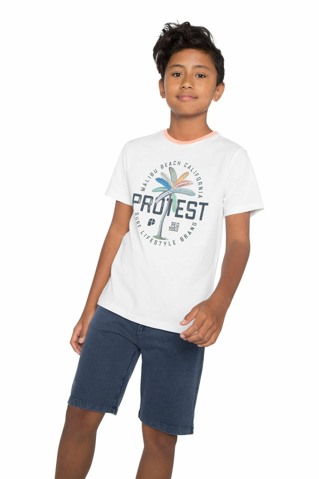 Protest short Orlin Jr donkerblauw