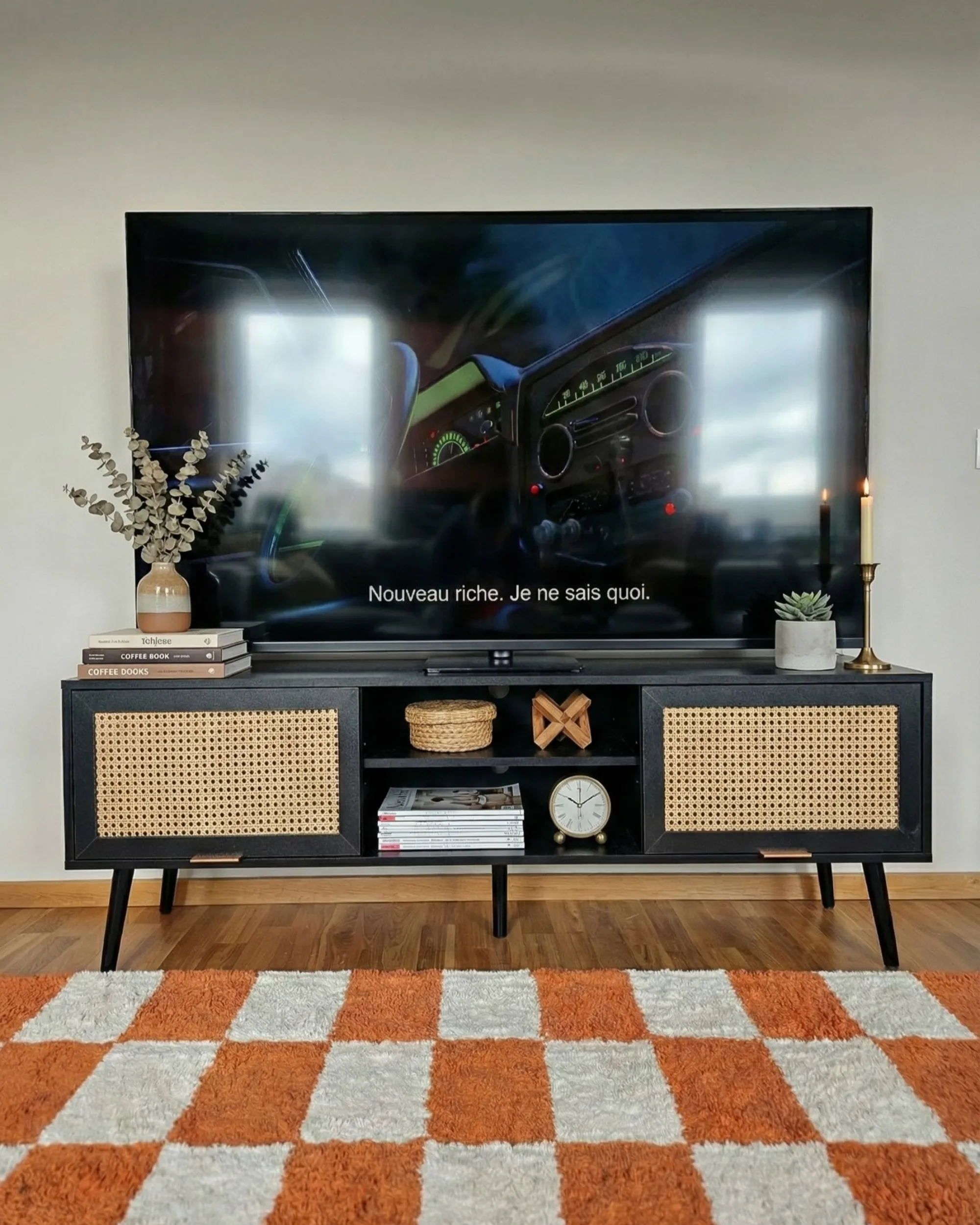 TV-meubel OPOCO Zwart