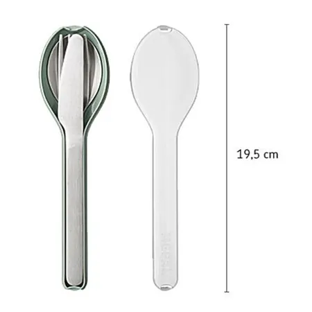 Mepal Besteck-Set Ellipse 3-teilig - Nordic sage