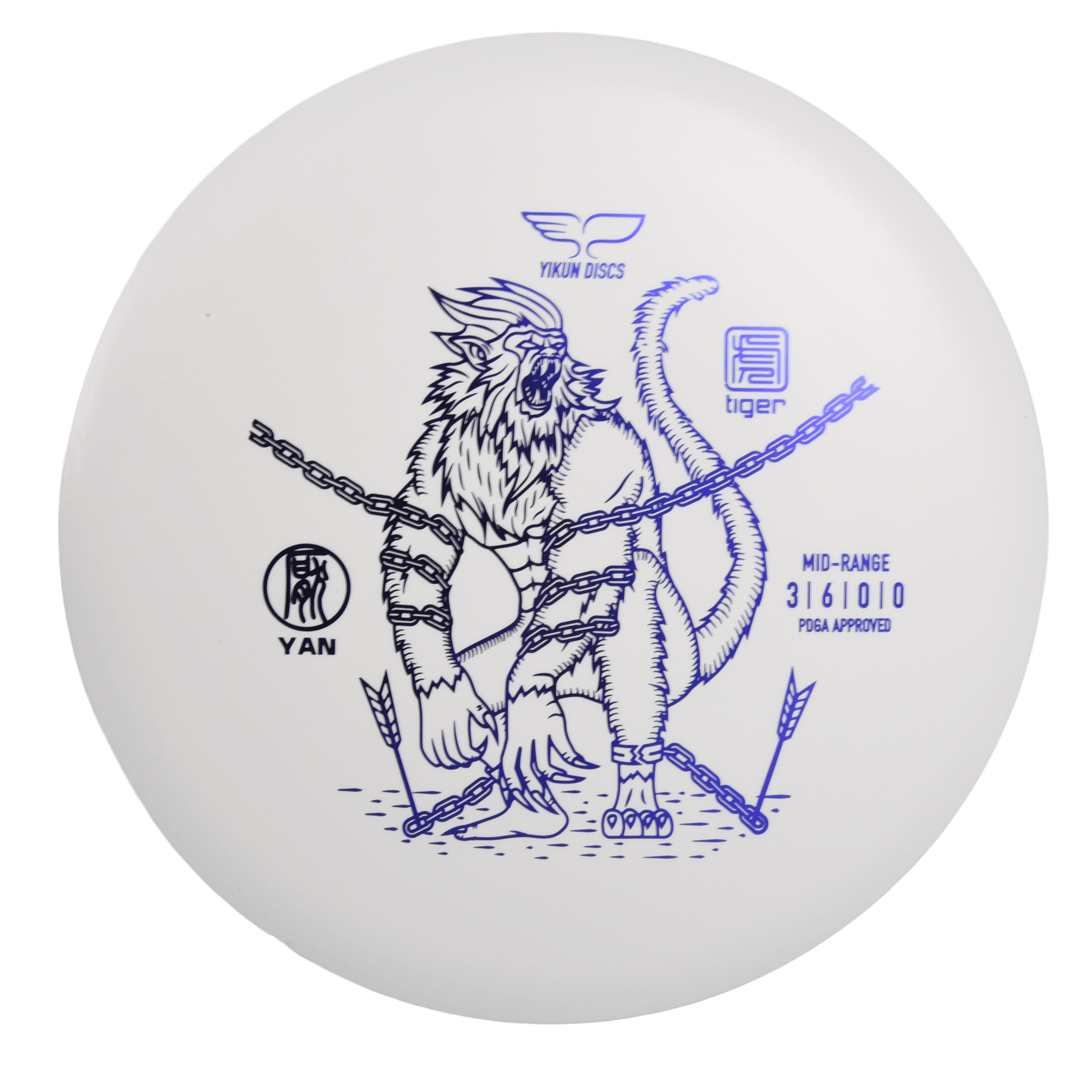 Yikun Yikun Disc Golf Mid-Range YAN - Phoenix Line - Fritidsleker