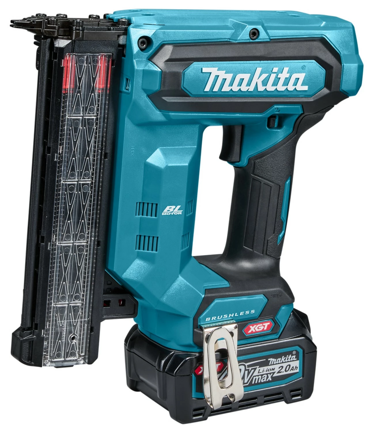 Makita FN001GA202 XGT 40V Max Li-ion Accu brad tacker set (2x2,0 Ah) in Mbox