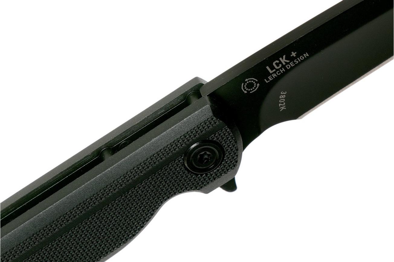 CRKT LCK  3802K Tanto Blackout zakmes, Matthew Lerch design