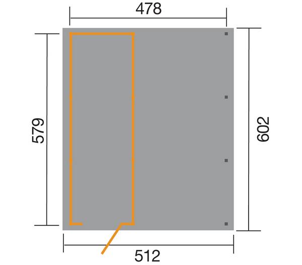 Weka Carport 607 Gr.1