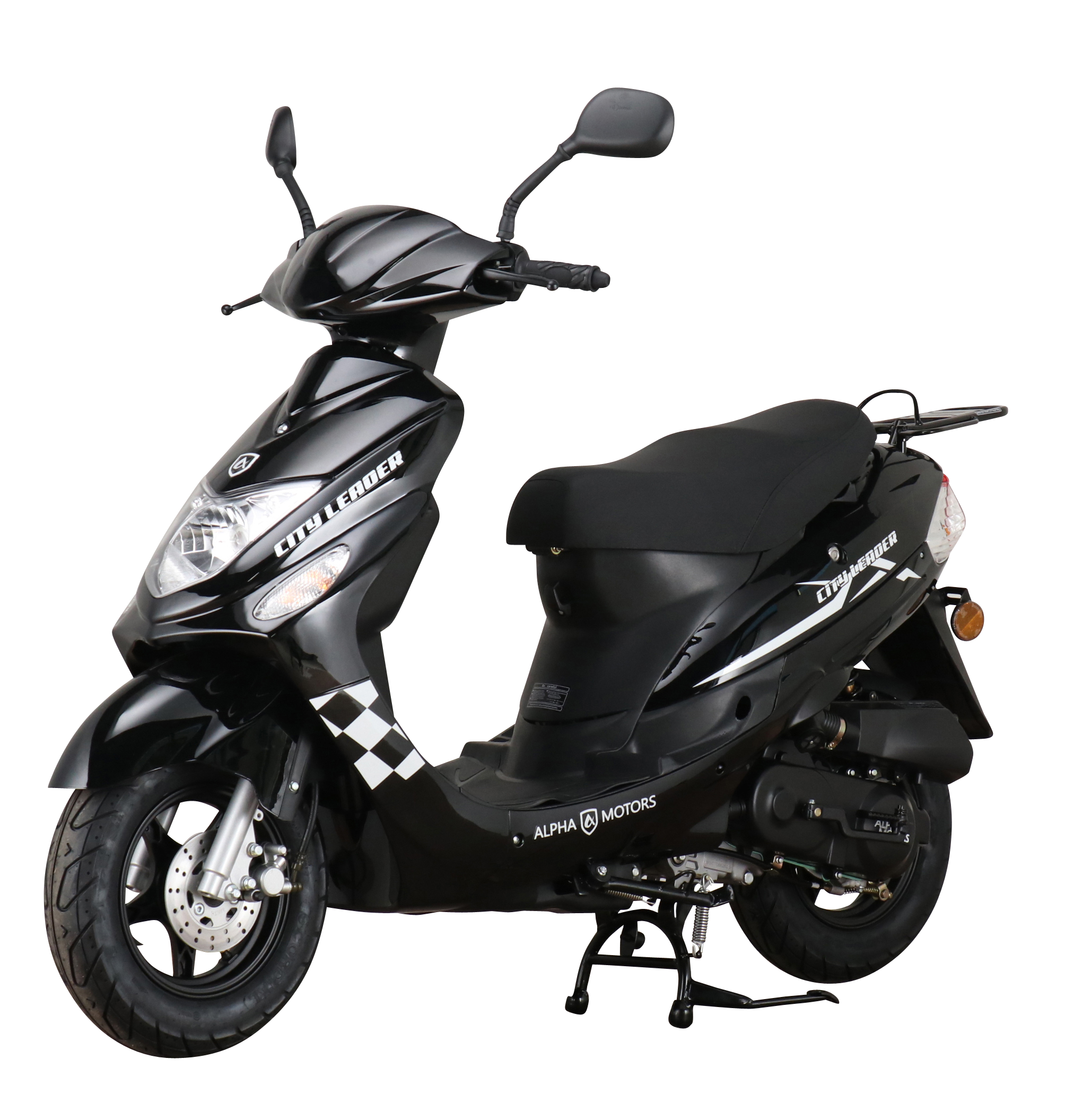 Alpha Motors Mofaroller CityLeader 50 ccm 25 kmh EURO 5 schwarz