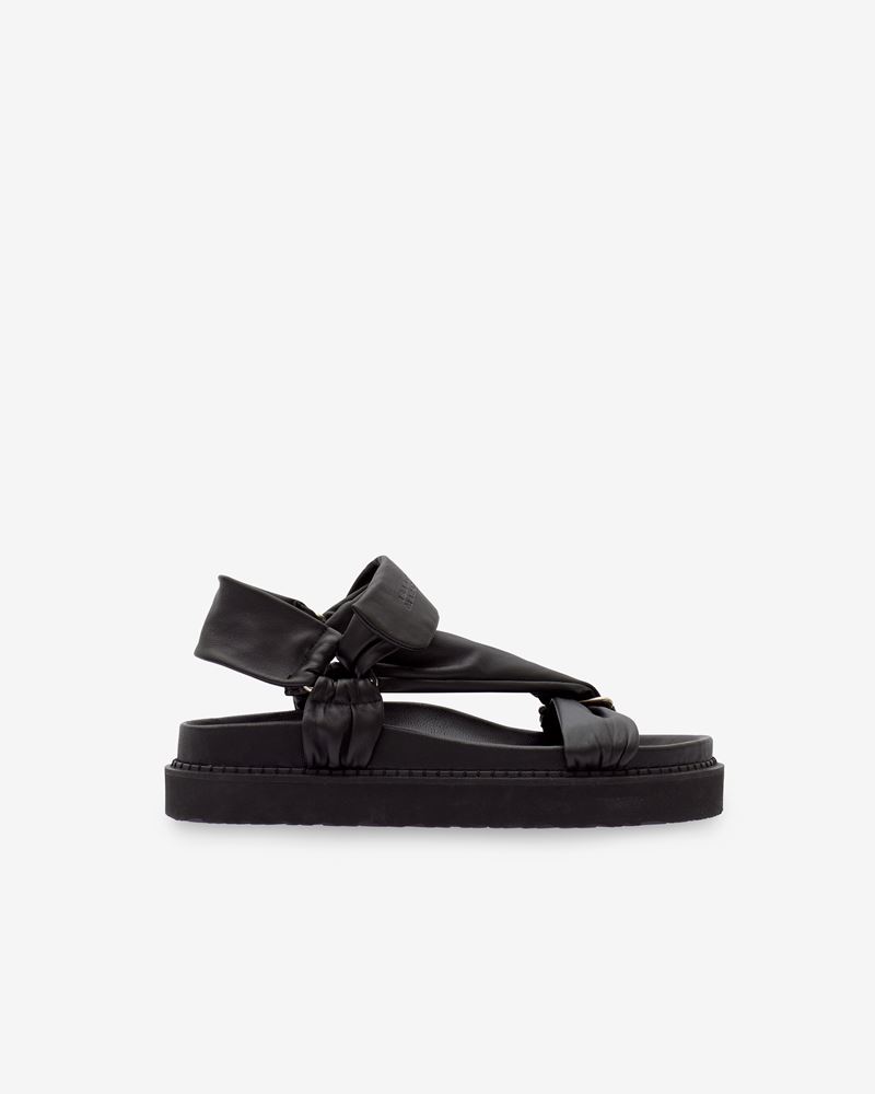 SANDALES EN CUIR NAORI