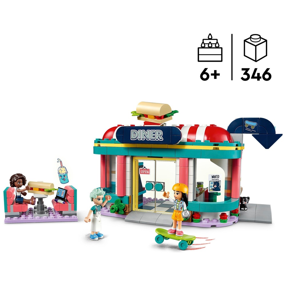 LEGO Friends 41728 Heartlake Downtown Diner Restaurant-Set