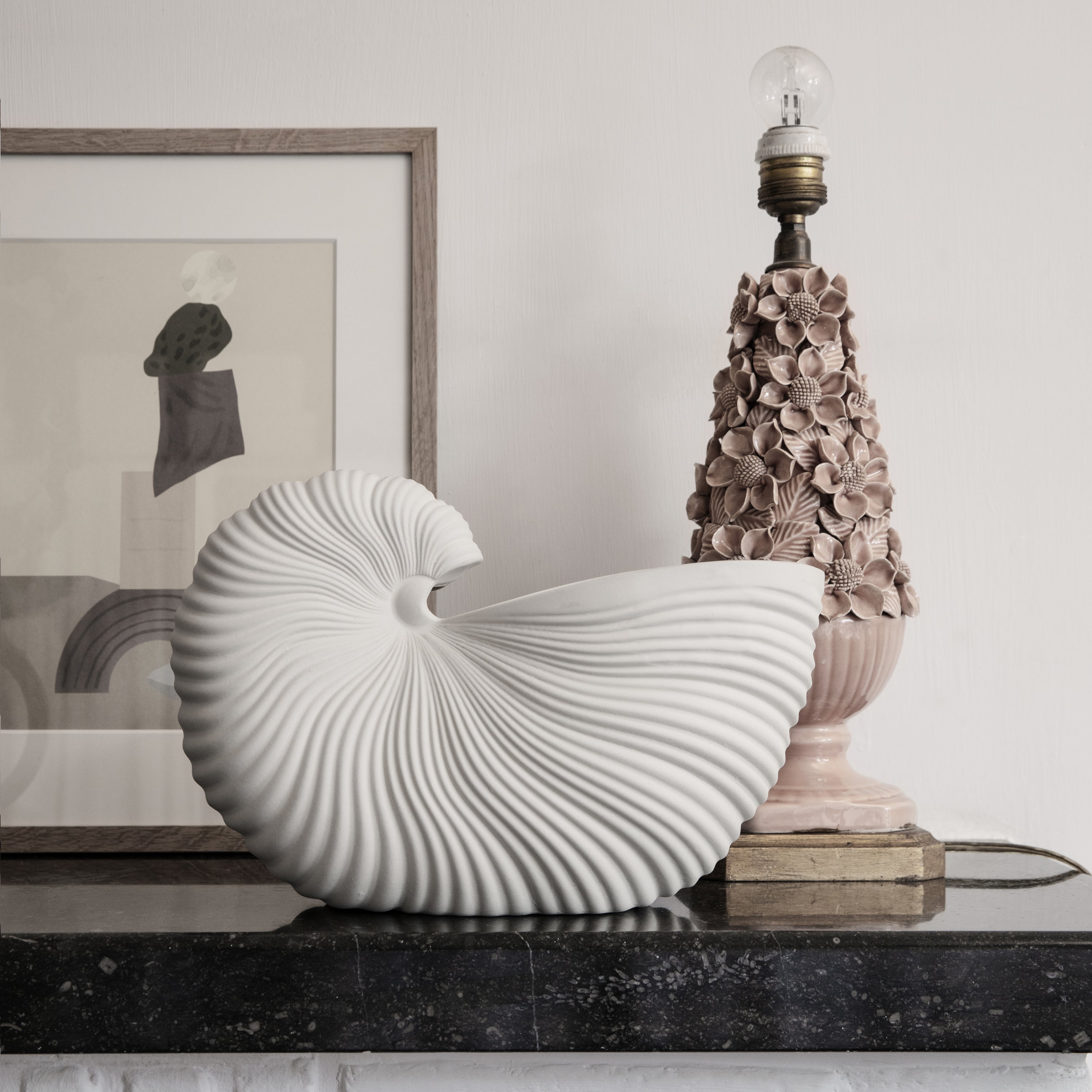 Ferm Living Shell Pot Vaas - Off-White