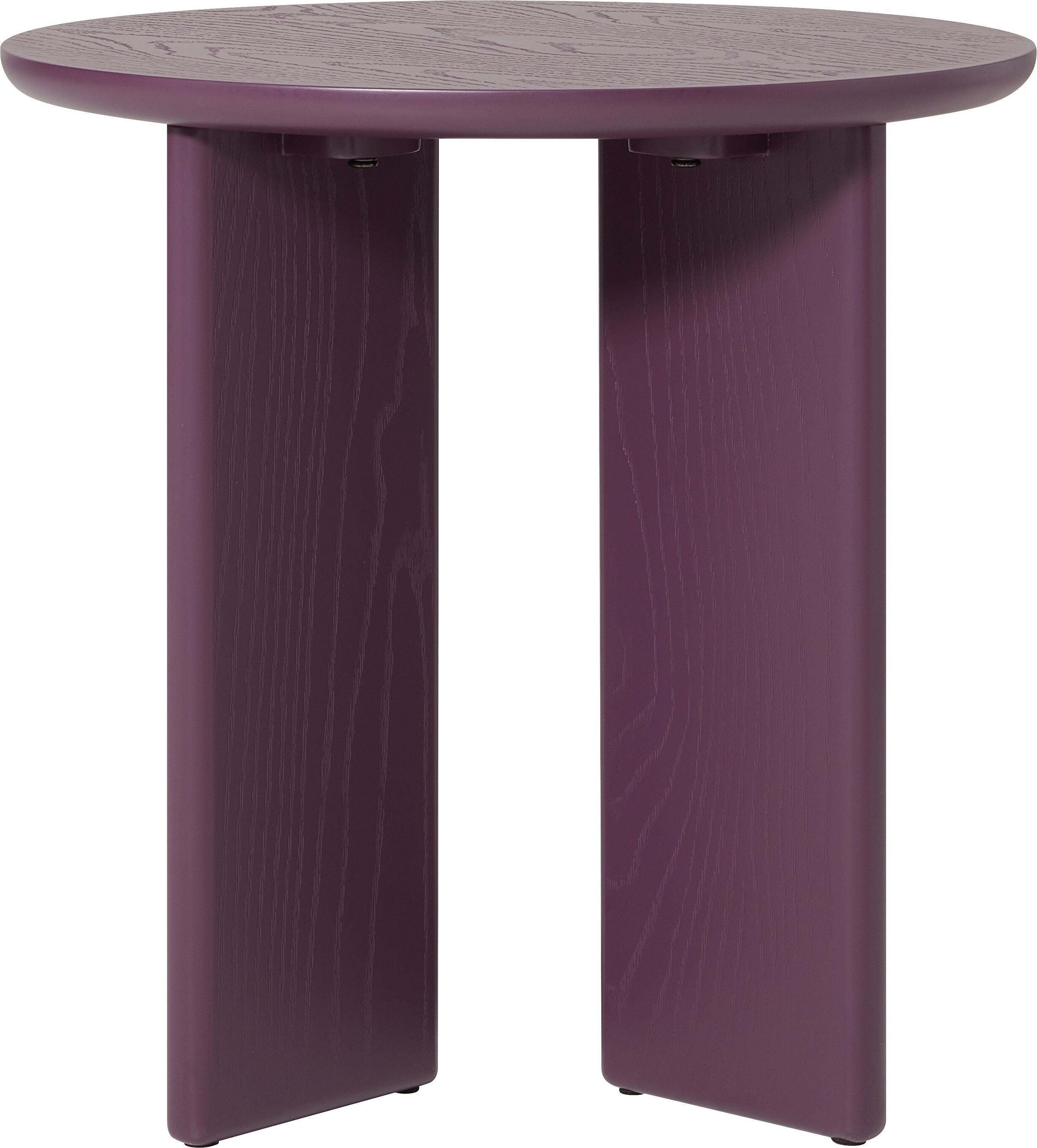 ELVA Beistelltisch - Aubergine / H: 45.0 cm