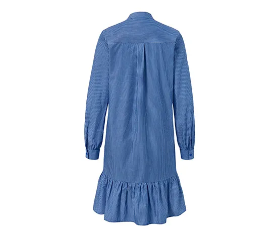 Gestreiftes Blusenkleid