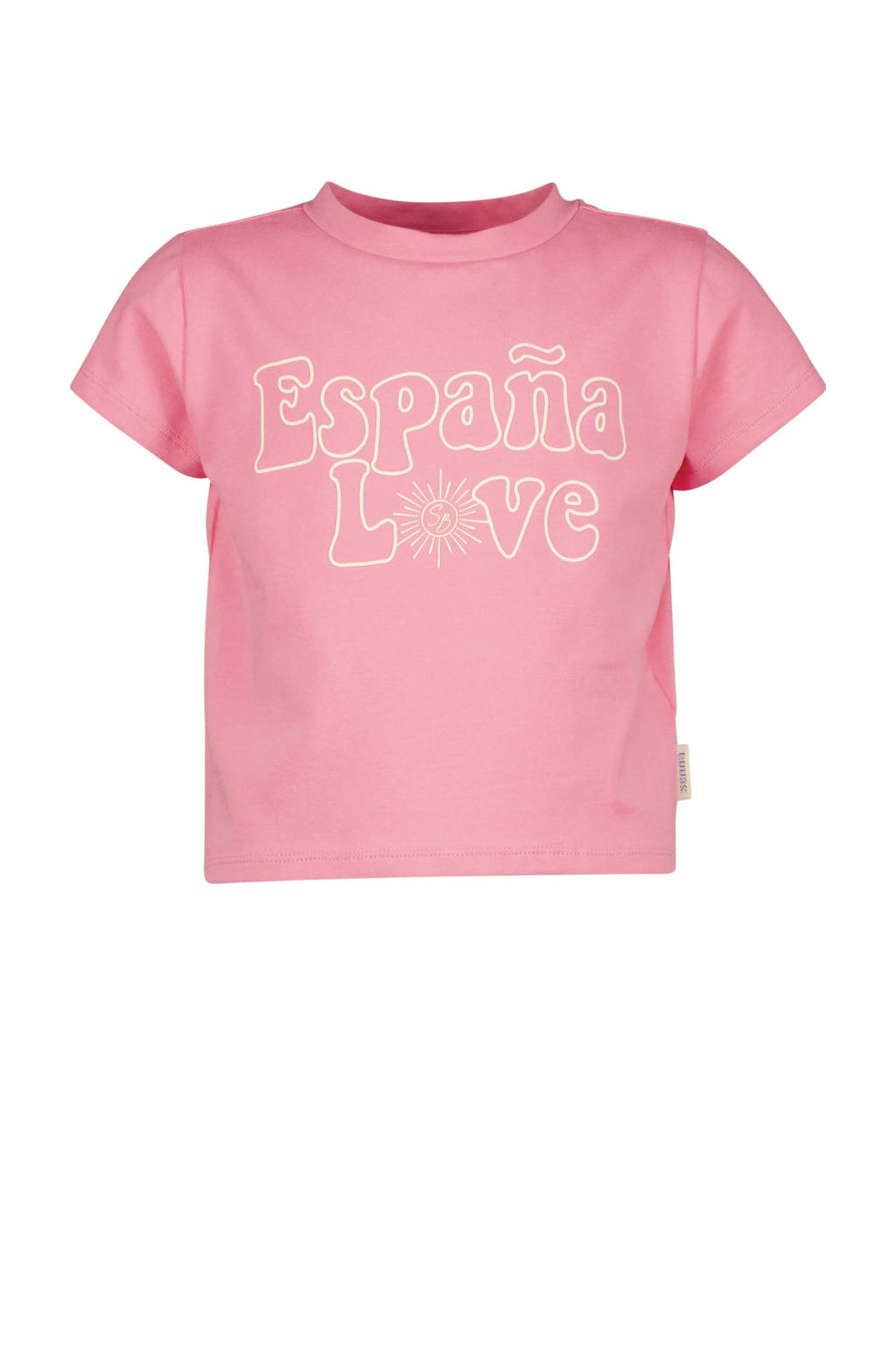 Vingino T-shirt met tekst roze