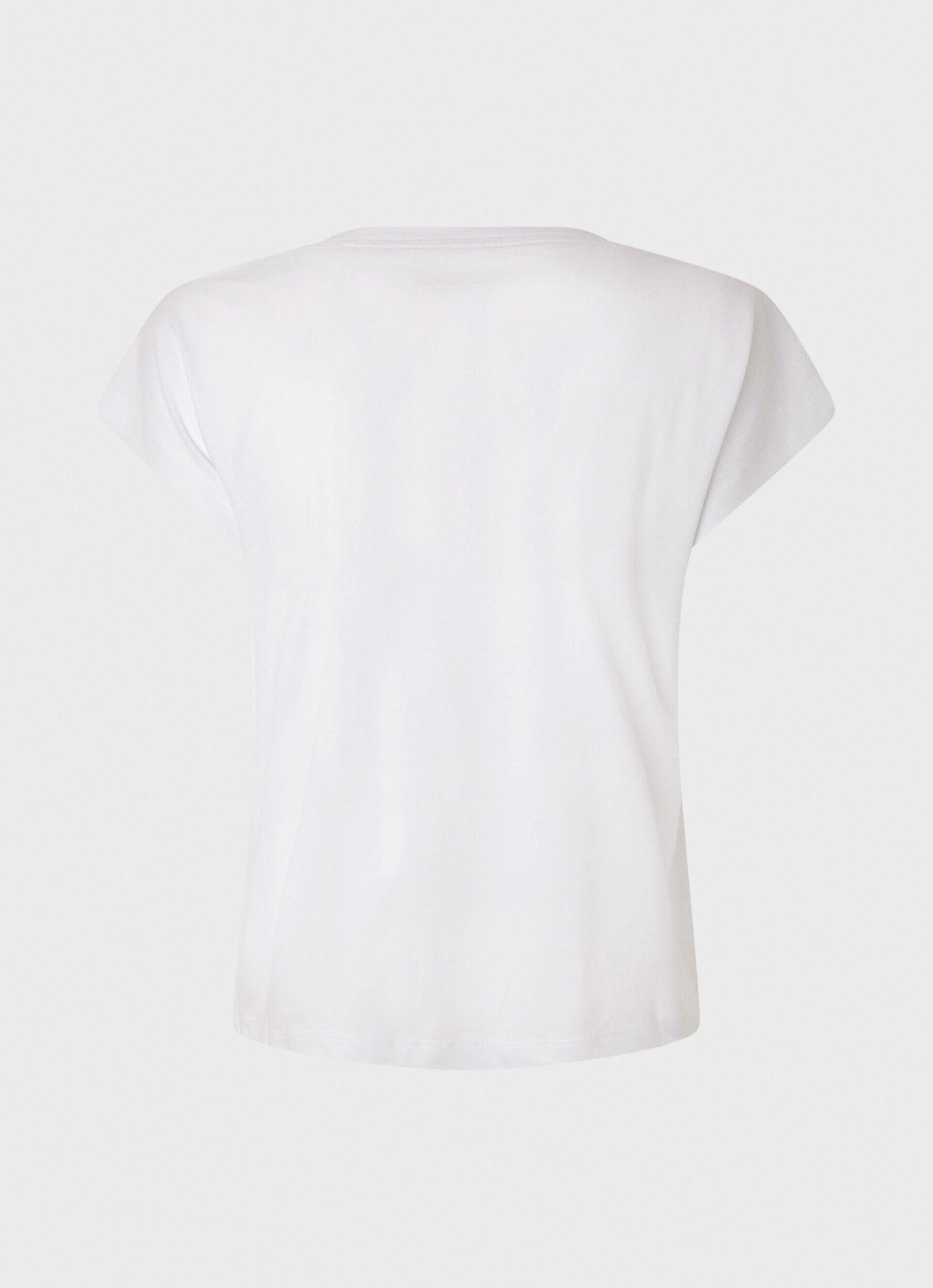 CAMISETA COM LOGOTIPO ESTAMPADO - branca
