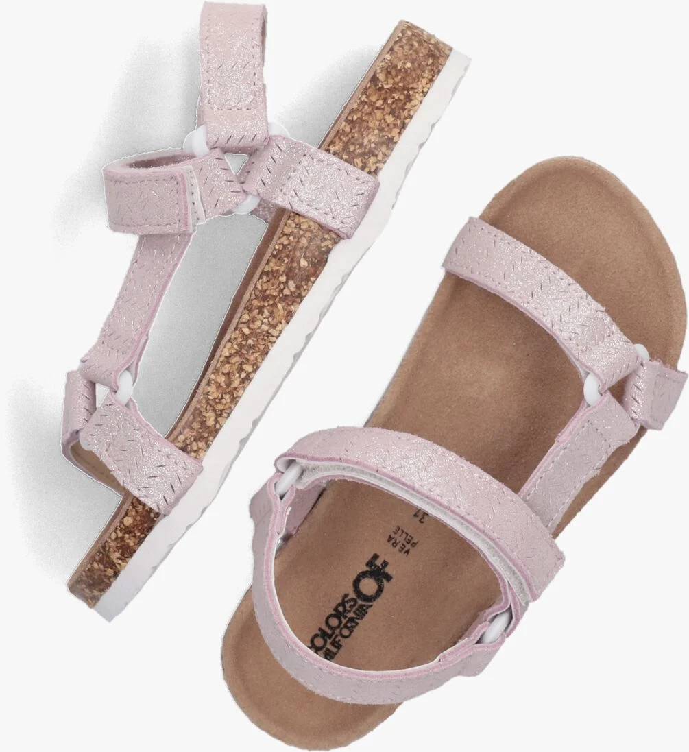 COLORS OF CALIFORNIA roze colors of california sandalen new bio sandal