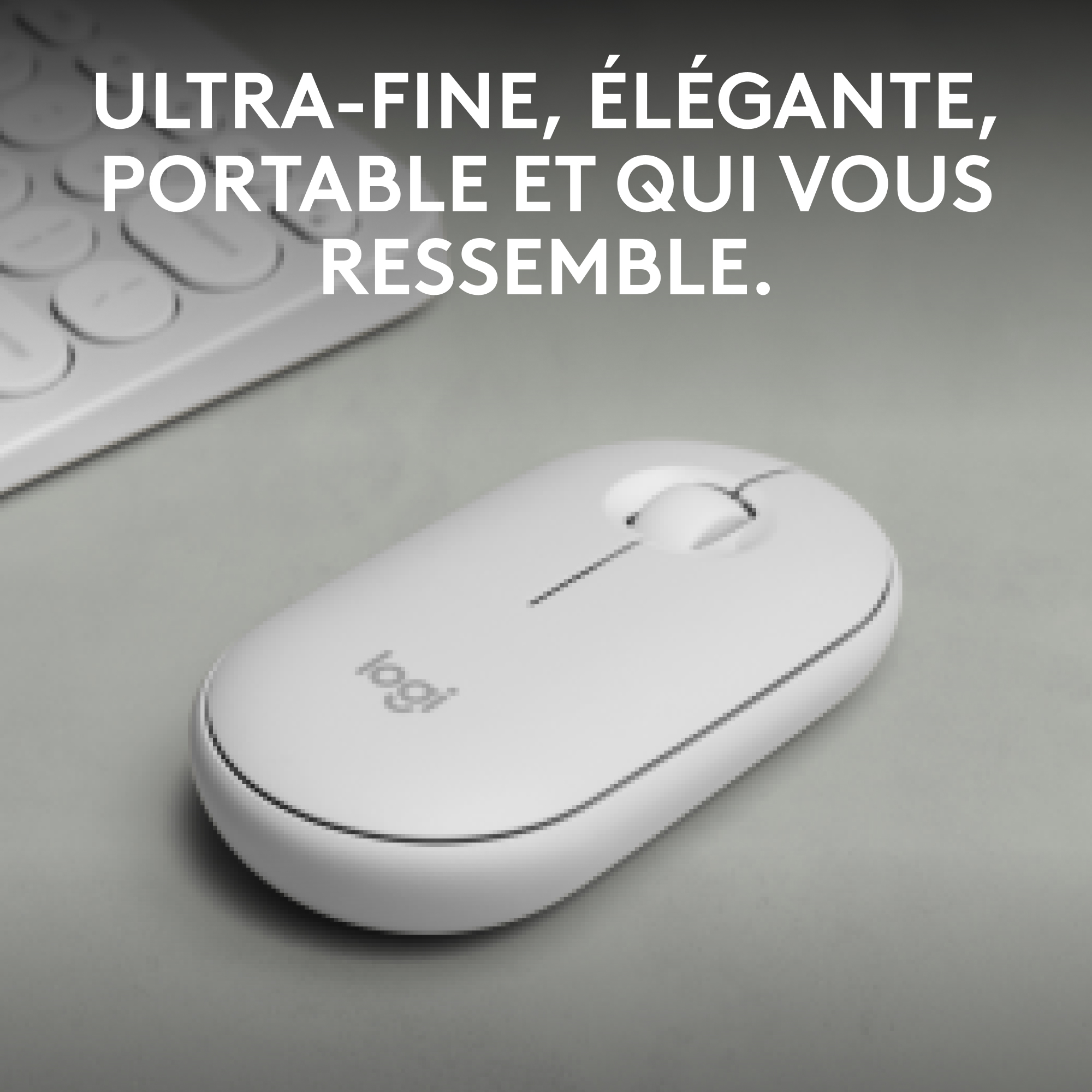 Logitech Pebble 2 M350s (Blanc)