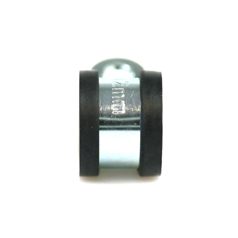 Rohr- & Befestigungsschelle B12mm d.8mm, isoliert (W1)