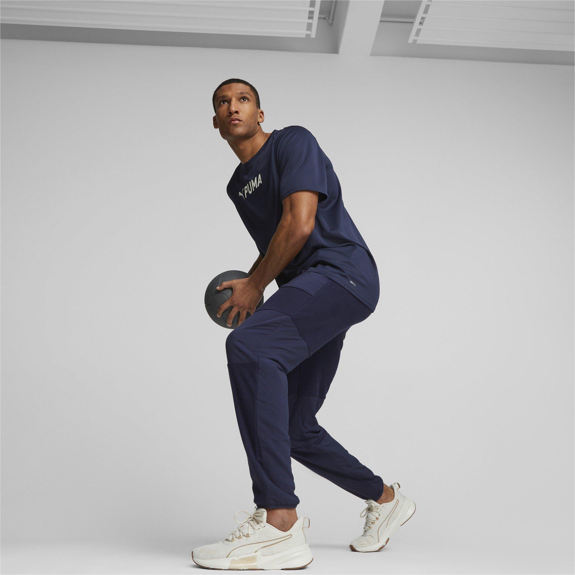 Puma Puma Fit Hybrid Polar Fleece/Woven P Tracksuit Bottom Mens