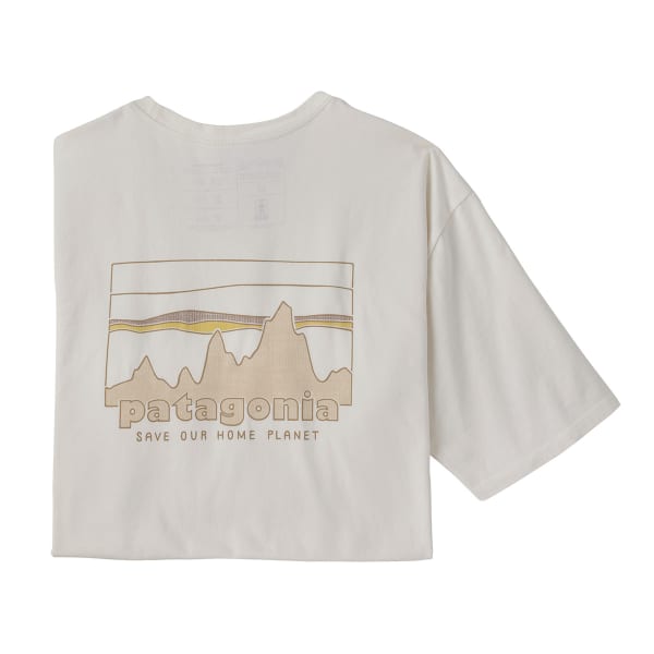T-shirt PATAGONIA M'S '73 SKYLINE ORGANIC T-SHIRT BIRCH WHITE