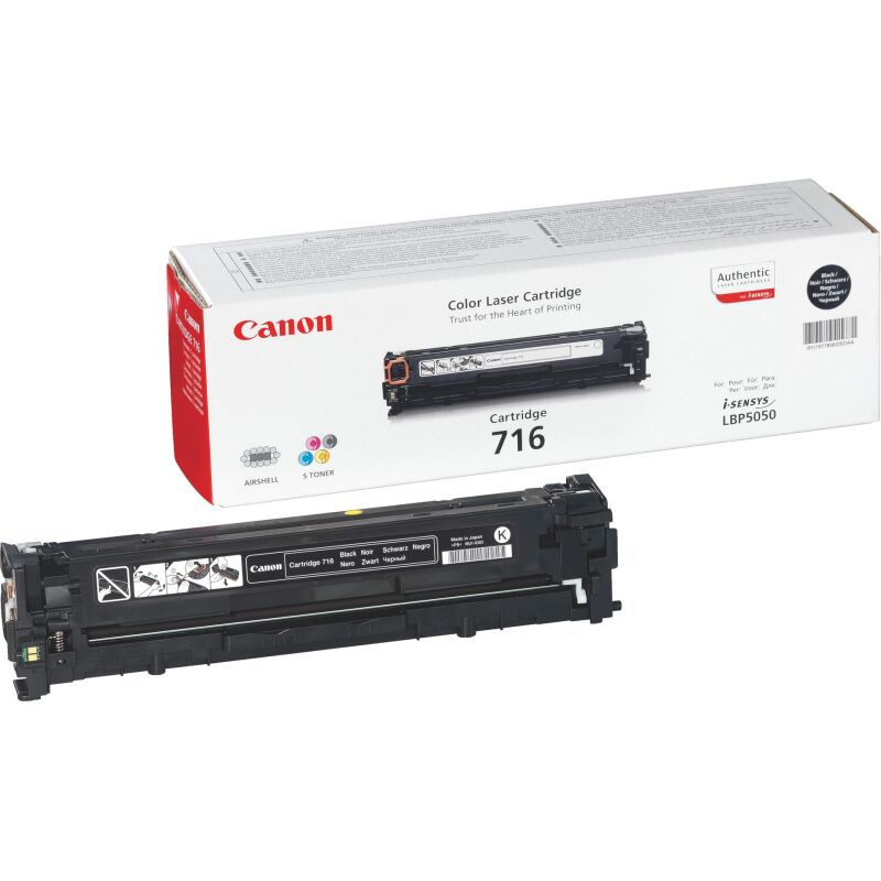Toner Canon 716BK noir pour imprimante laser