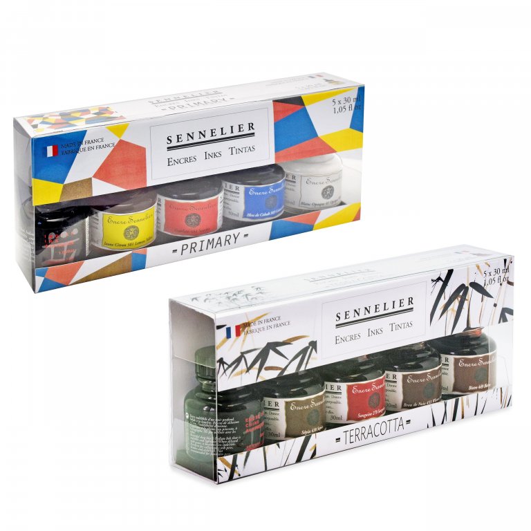 Sennelier Schellacktuschen Set
