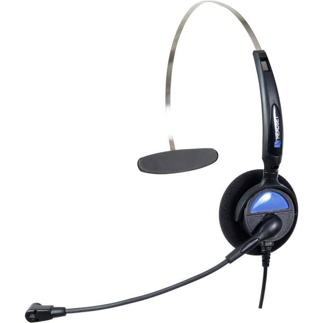 Basetech KJ-97 On Ear-headset kabelbundet Telefon Mono