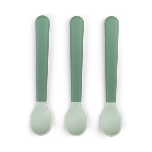Foodie cuillère bébé Easy-grip lot de 3 - Vert - DONE BY DEER