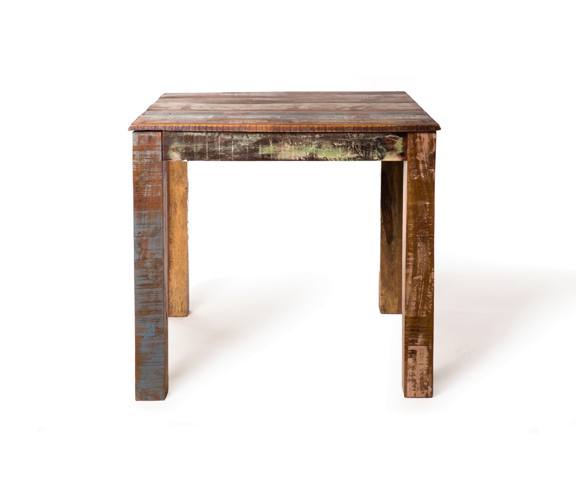 Tisch 'Jarrow Plain', natur, multicolor, T 80 cm, B 80 cm, H 76 cm von fischer's lagerhaus