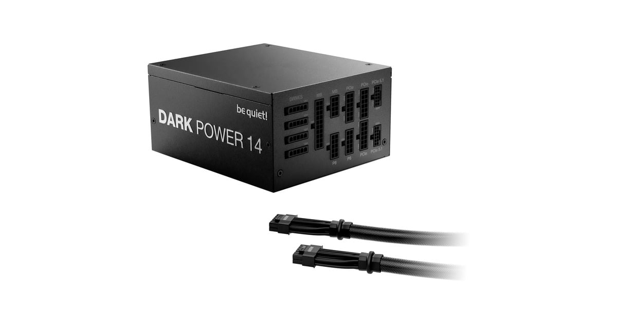 be quiet!Dark Power 14 modulaire 1200 watt voeding   (Zwart, 2x 12V-2x6, 4x PCIe)
