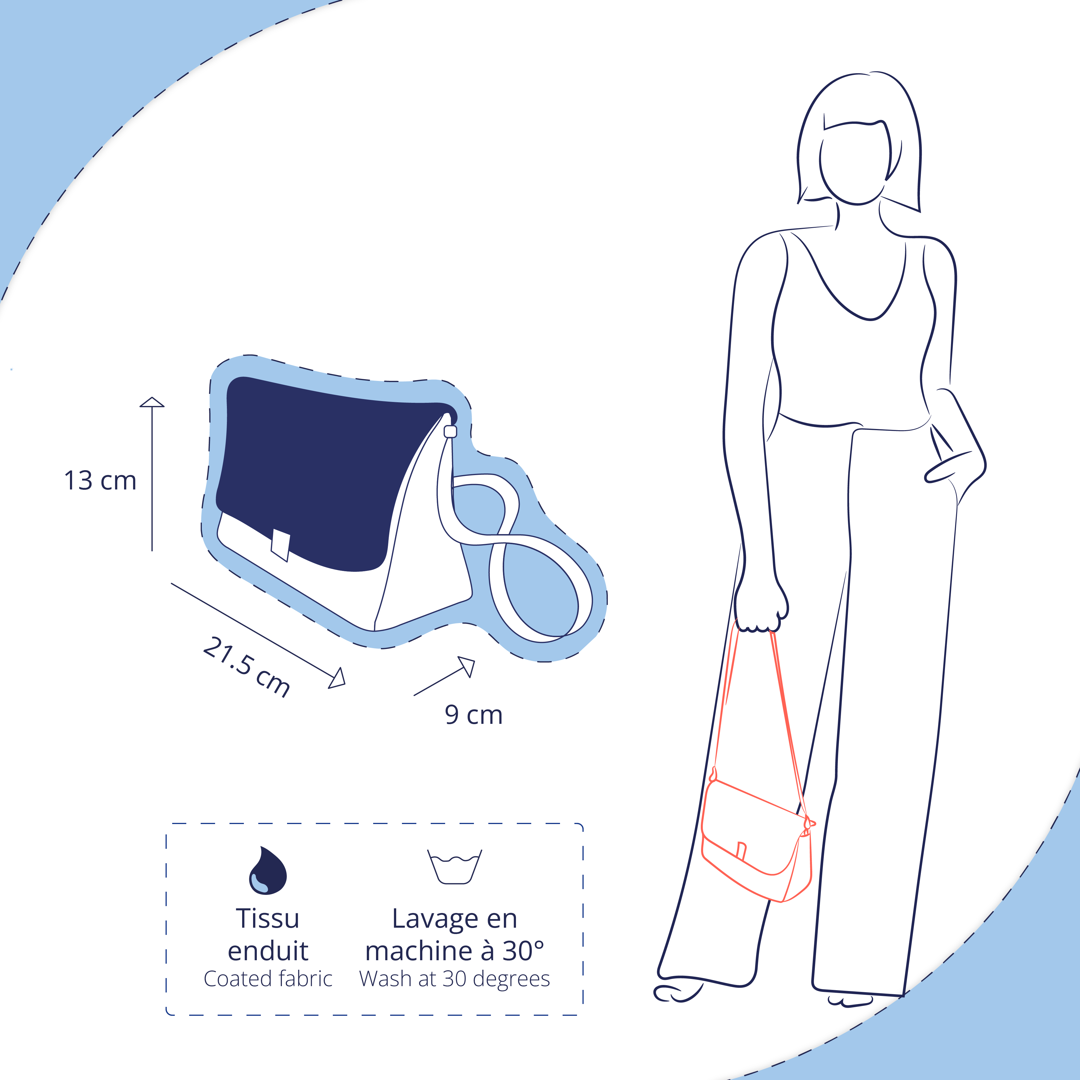 Base Sac Compagnon Bleu Marine