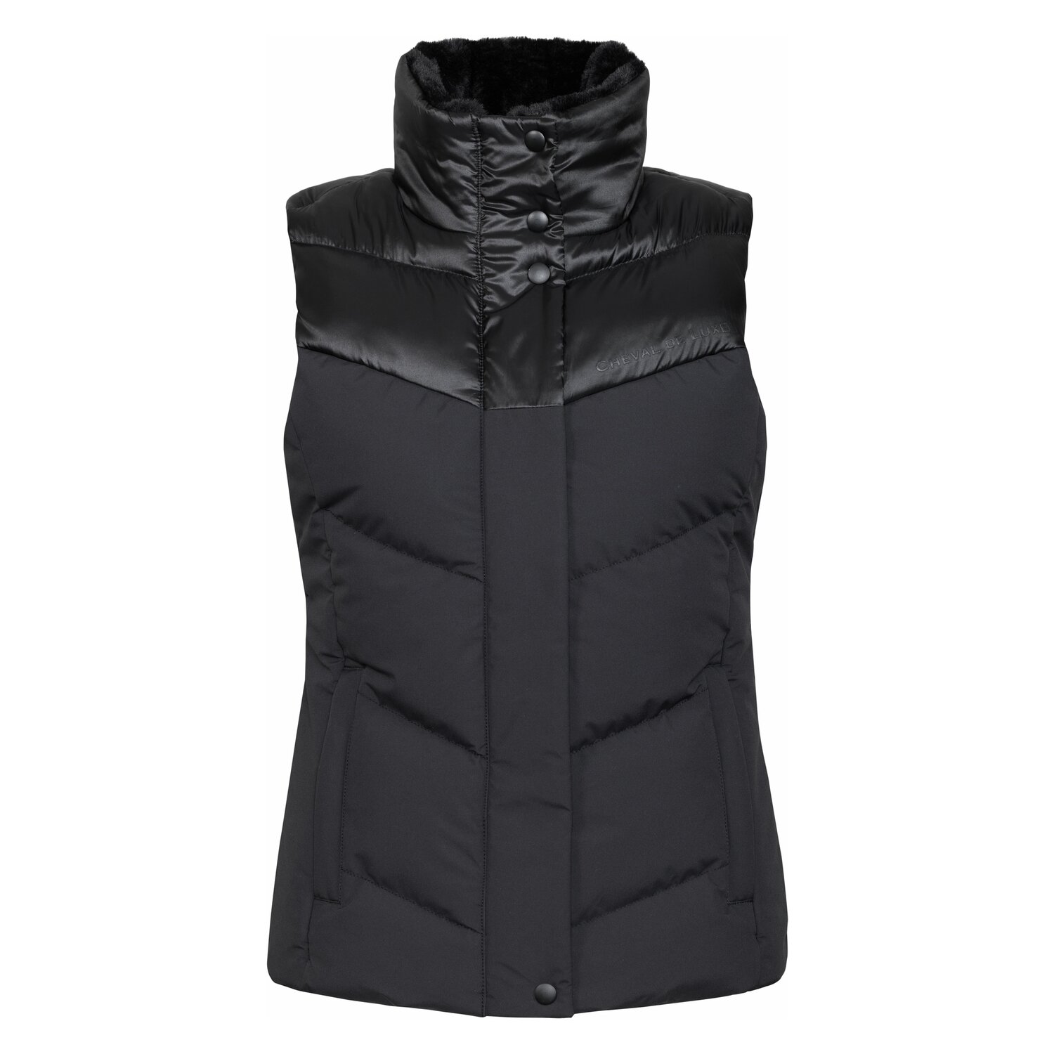 Cheval de Luxe Steppweste Limoges - black
