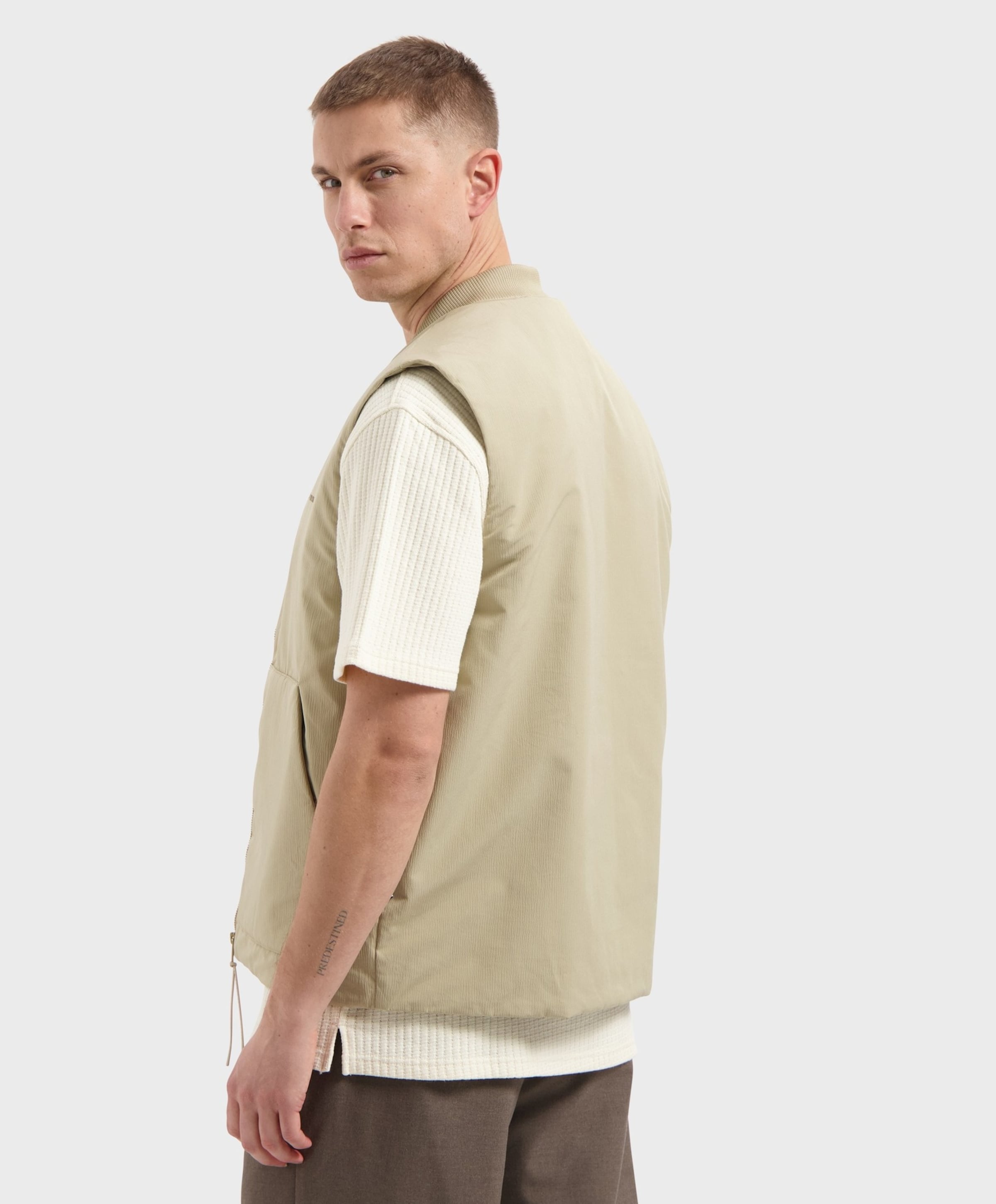 Law of the Sea Heren bodywarmer beige