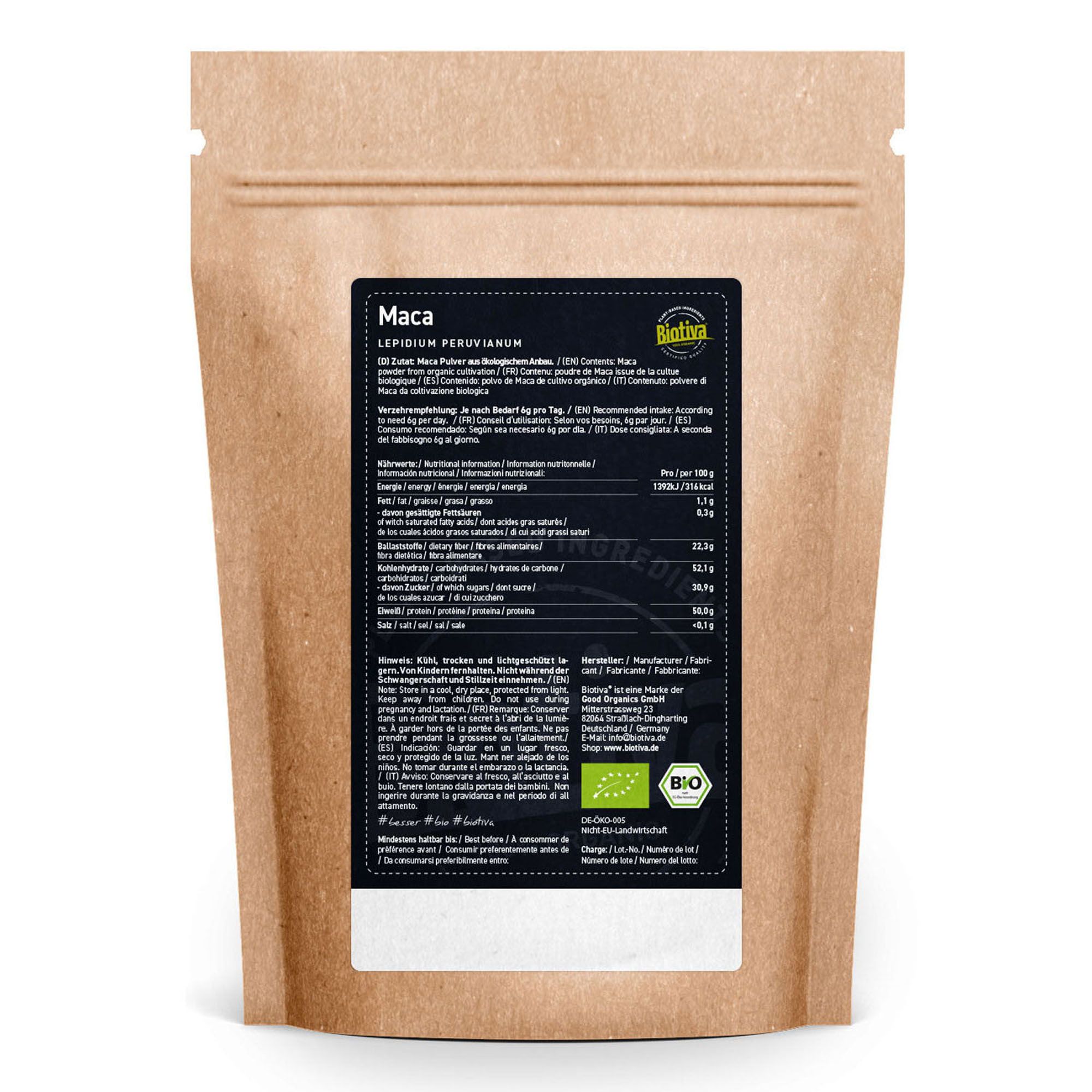 Biotiva Maca Pulver Bio