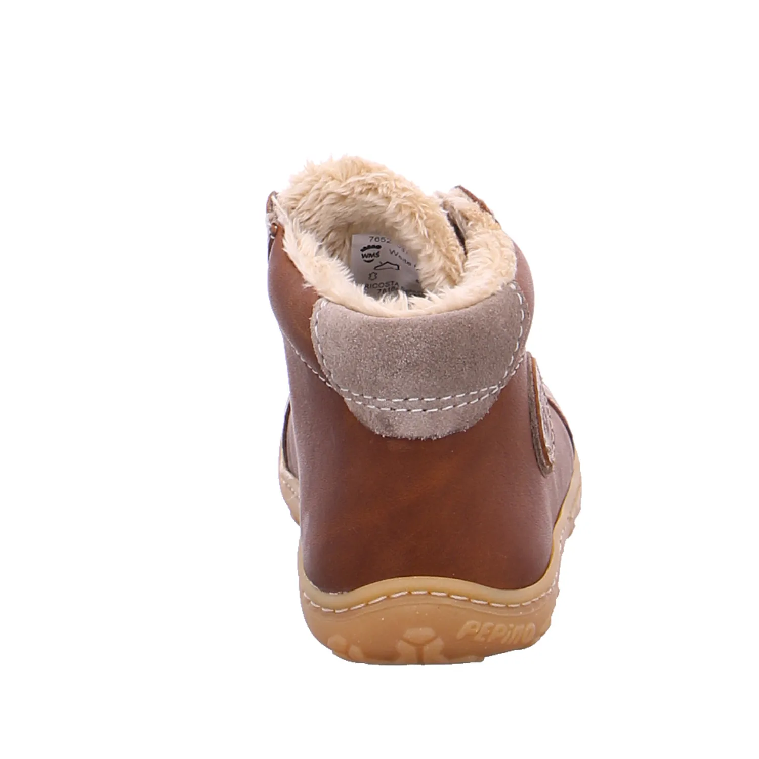 PEPINO Lauflernschuh Cognac Leder  Bottine