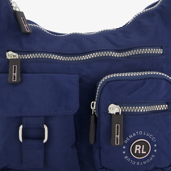 Renato Lucci dames schoudertas blauw