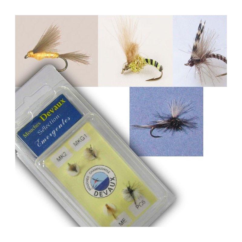 Kit 4 Mouches Devaux Selection Emergentes