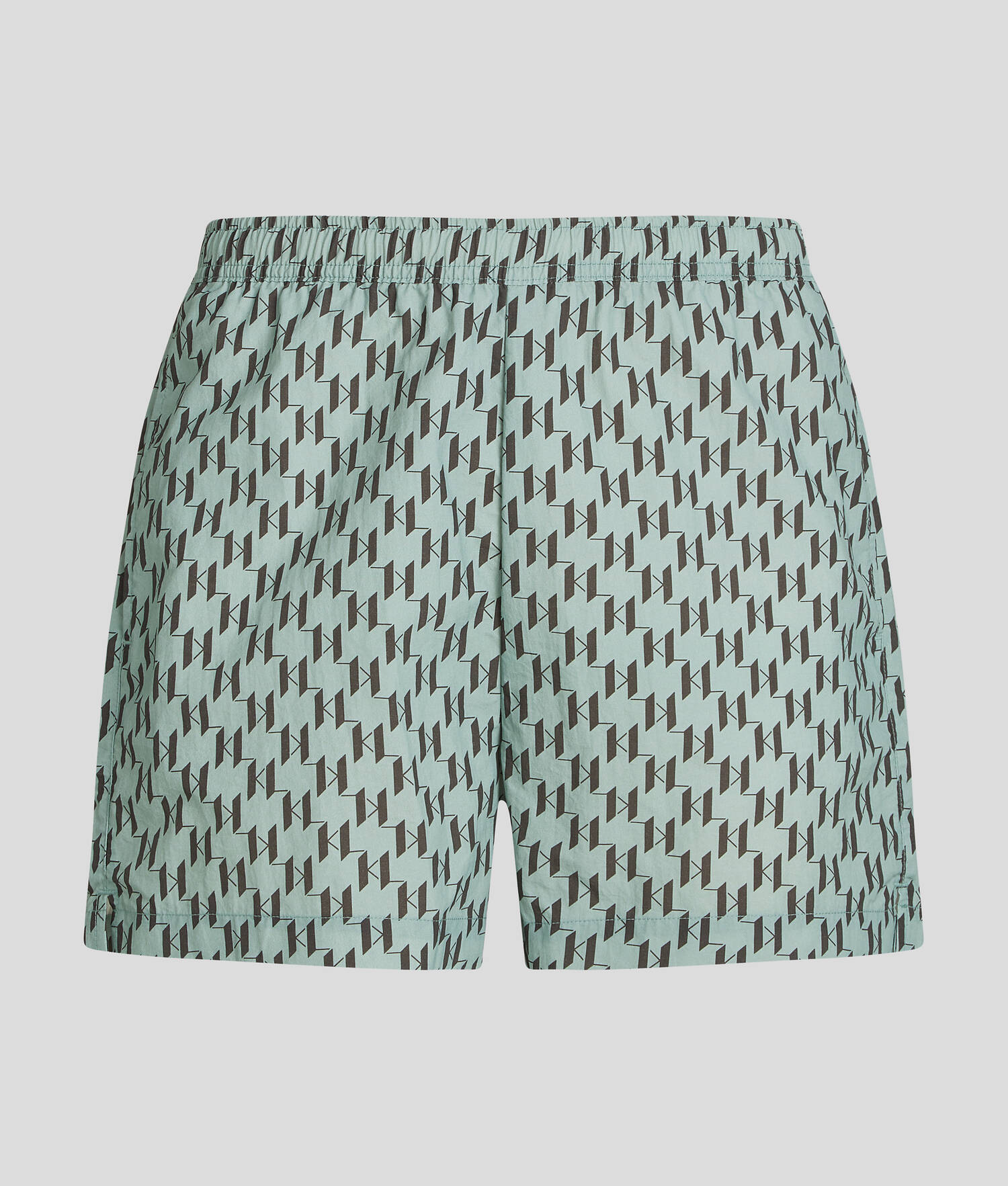 SHORT DE BAIN KL MONOGRAM - Monogramme Gris Brume