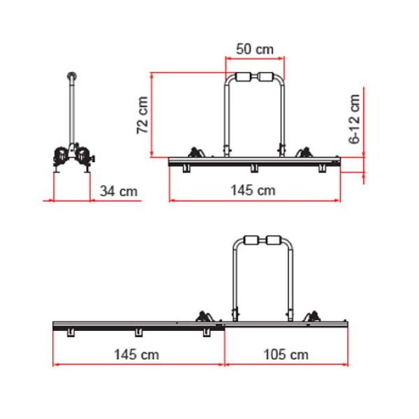 Porte vélos FIAMMA Garage Slide Pro Bike