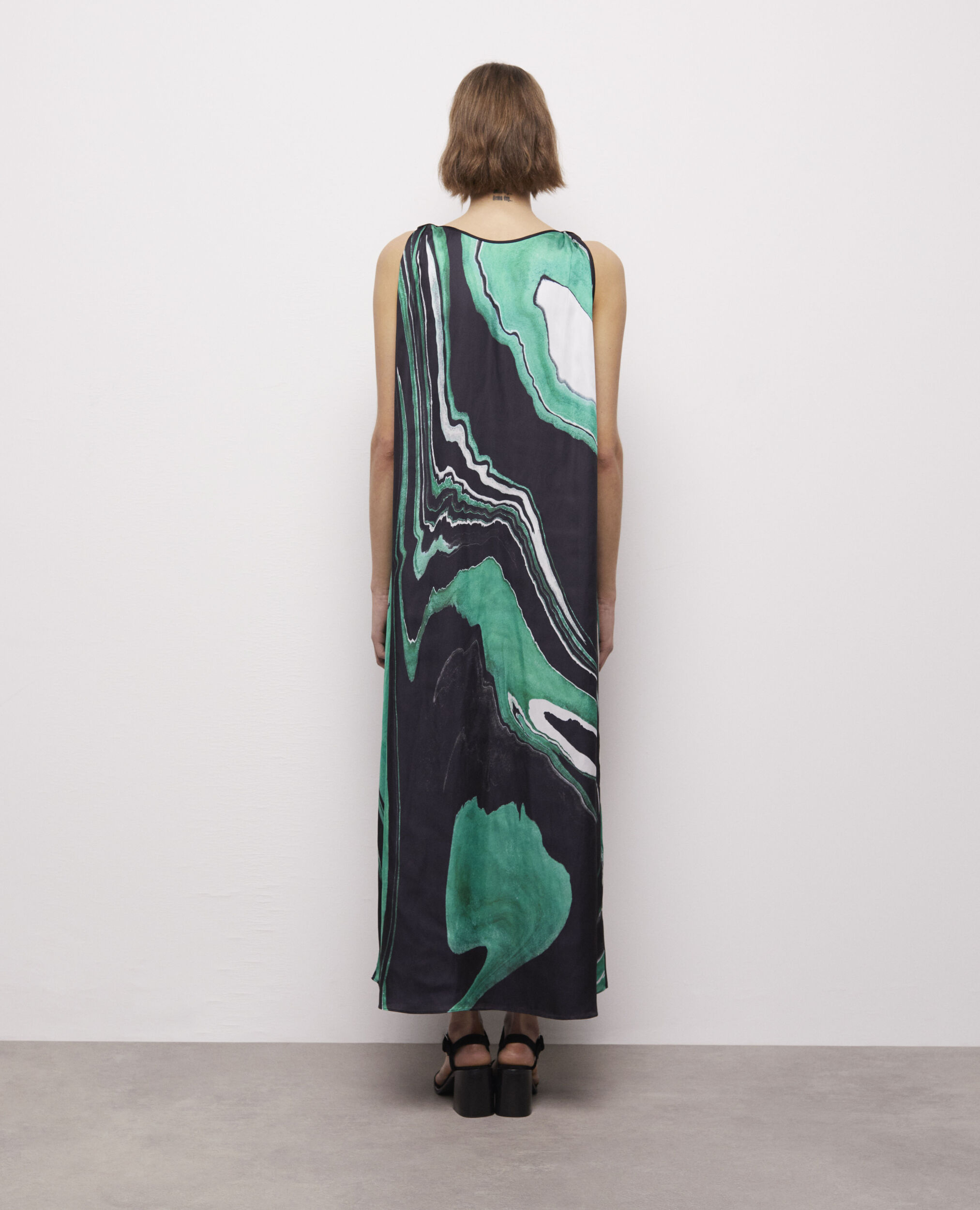Robe longue imprimée