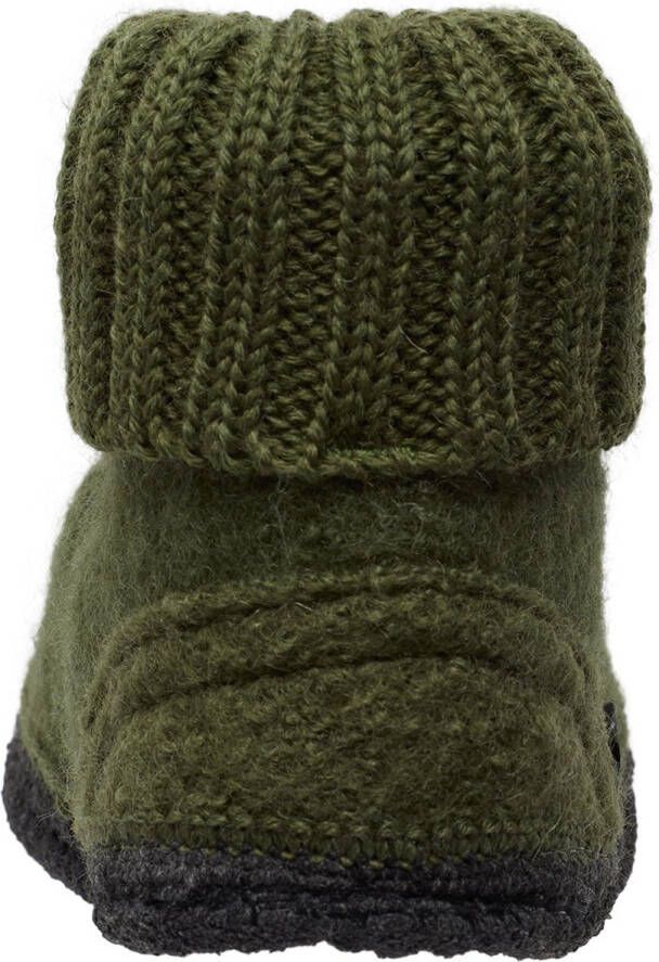 Bergstein Cozy Sloffen Pantoffels voor dames heren en kinderen 100% Zuiver scheerwol Seagreen