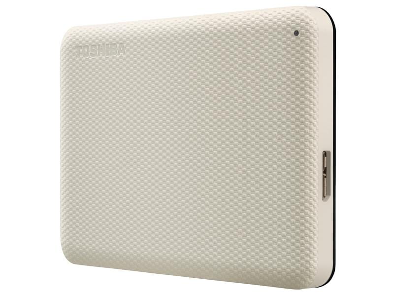 Toshiba Externe Festplatte Canvio Advance 1 TB, Weiss Externe Festplatte mit 1 TB