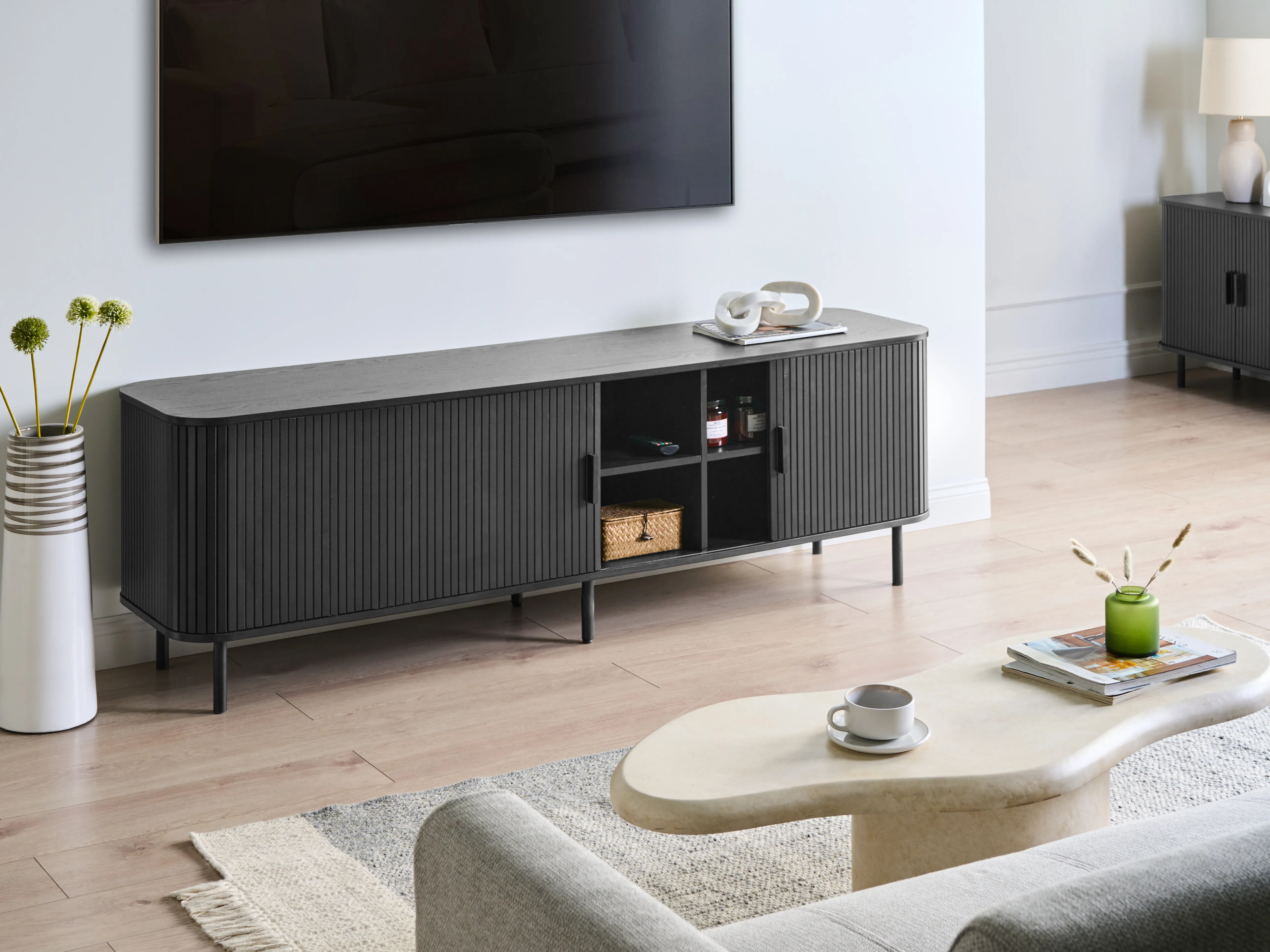 TV-meubel BRADLEY Zwart