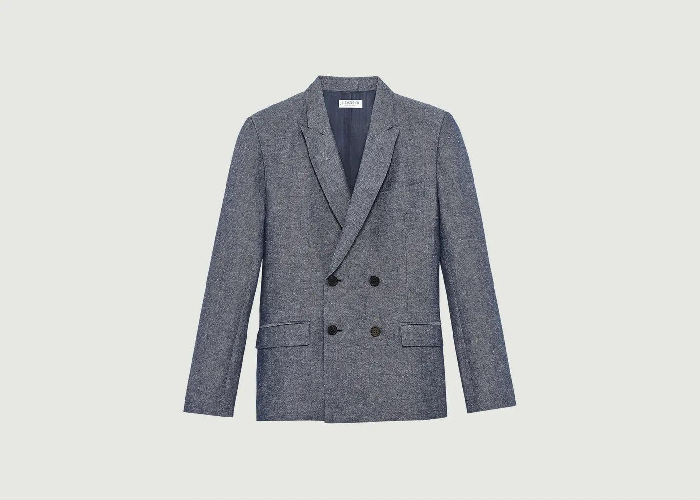 Veste de Costume Croisée en lin japonais L'Exception Paris