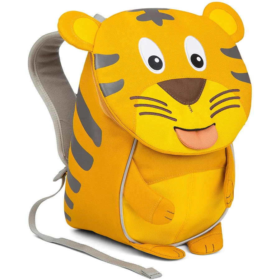Affenzahn Kleine Freunde - Kinderrucksack: Timmy Tiger, gelb