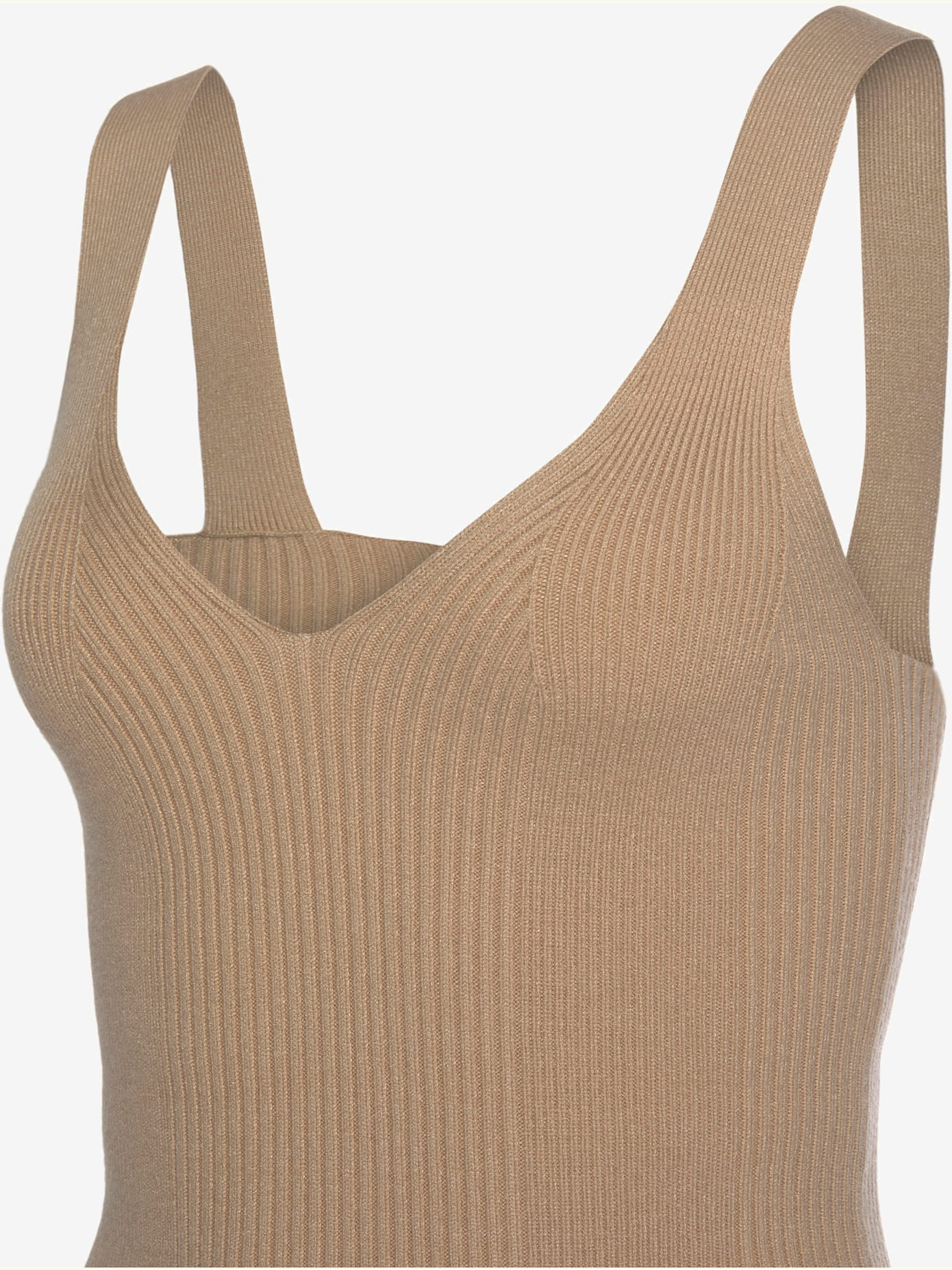 Débardeur en tricot encolure en v affinante
