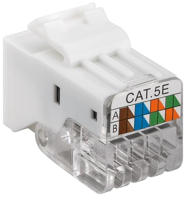 Goobay Keystone modul RJ45 CAT 5e, UTP, 100 MHz