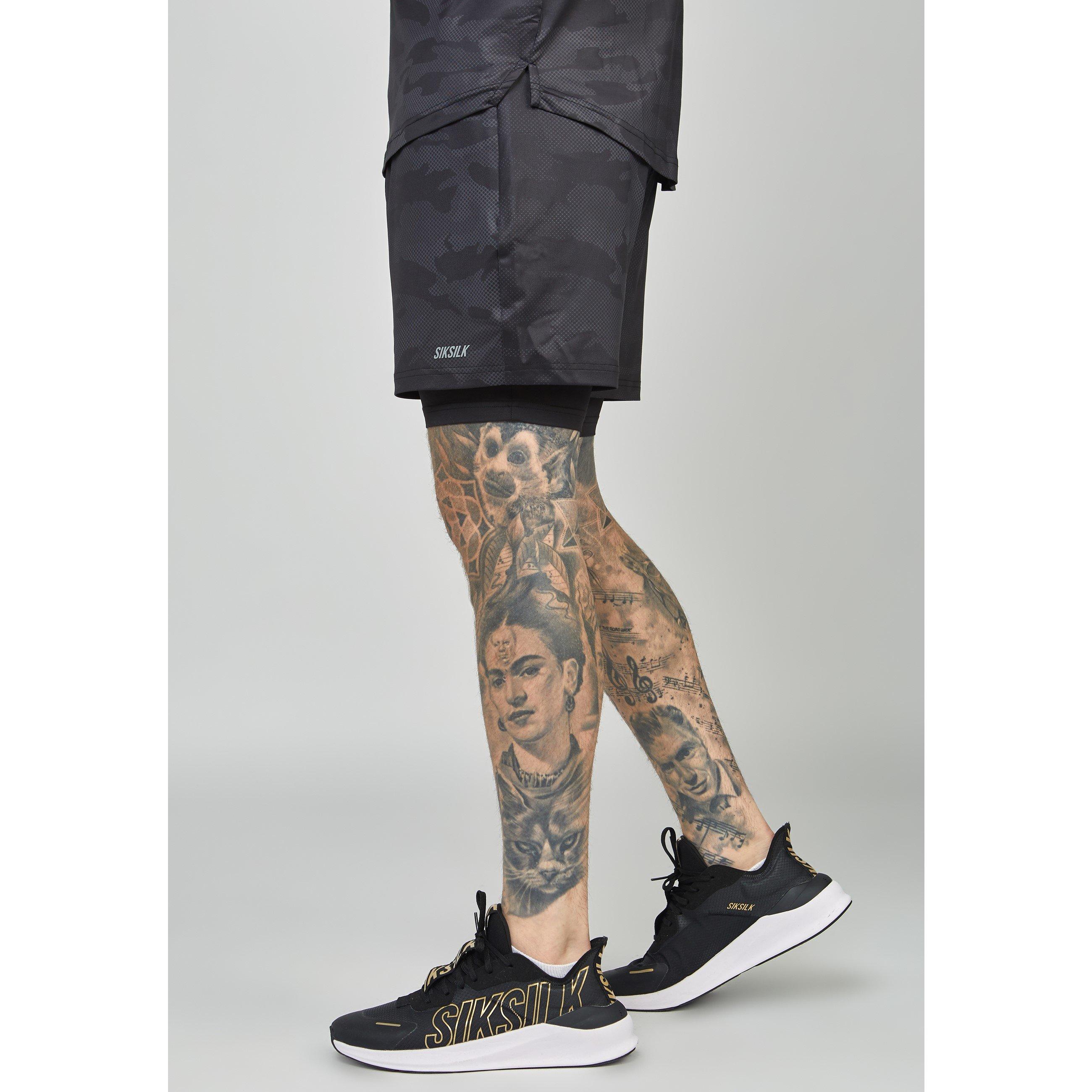 SikSilk Dual Shorts Sn99