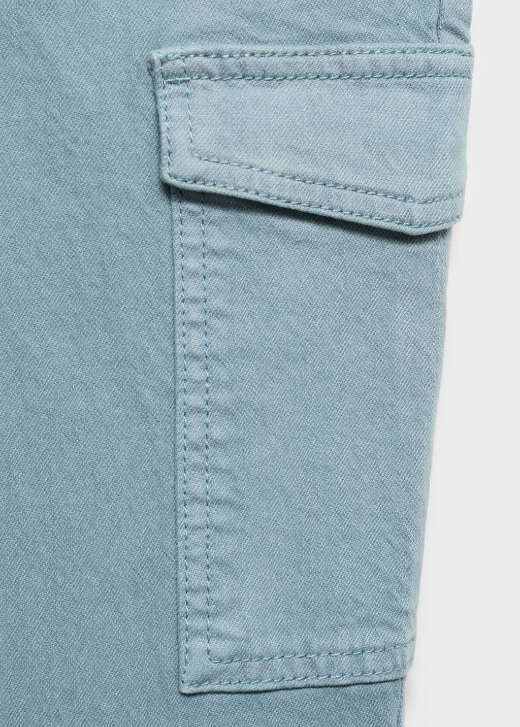 MANGO TEEN regular cargo broek blauw